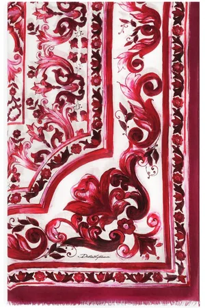 Dolce & Gabbana Majolica cashmere scarf