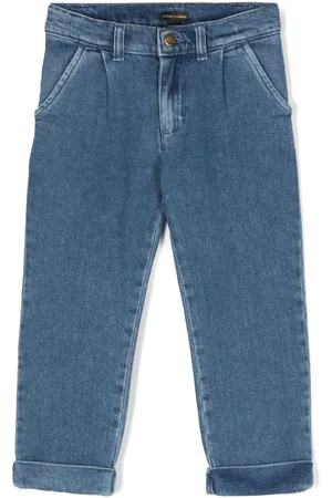 Mini Rodini Logo-embroidered jeans
