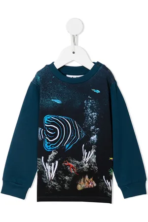 Molo Botanical-print cotton sweatshirt