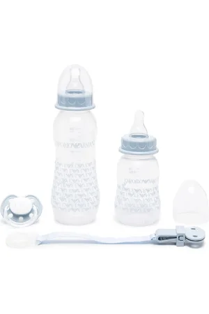 Emporio Armani Logo-print bottle & dummy set
