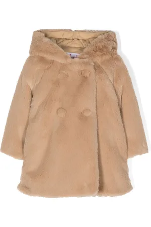 Il gufo Double-breasted faux-fur coat