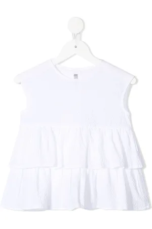 Il gufo Ruffle-trim sleeveless blouse