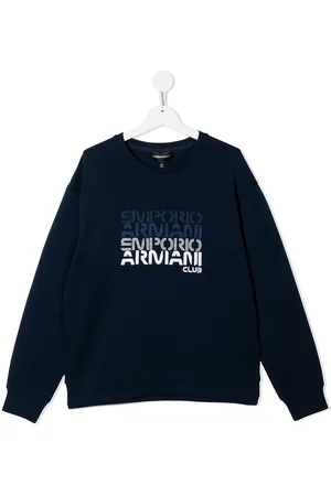 Emporio Armani Logo-print long-sleeve sweatshirt