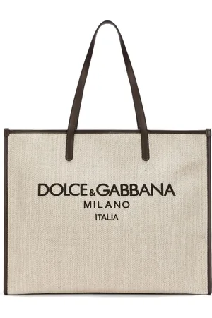 Dolce & Gabbana Milano logo-embroidered tote bag