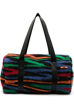 Missoni Abstract-pattern fleece circular bag
