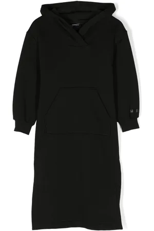 MONNALISA Logo-print hoodie dress