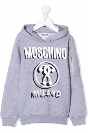 Moschino Logo-print cotton hoodie