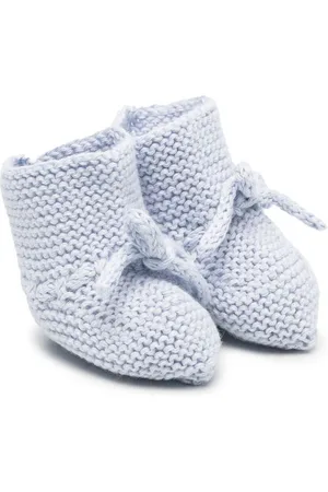 PATACHOU Bow-detail knitted pre-walkers