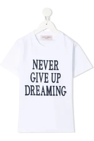Alberta Ferretti Slogan-print cotton T-shirt