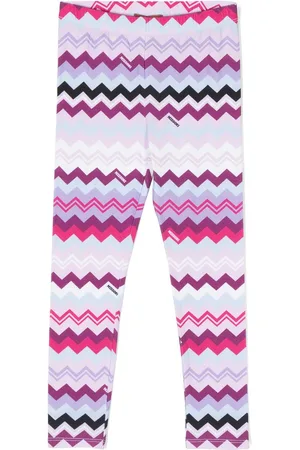 Missoni Zig-zag print jersey leggings