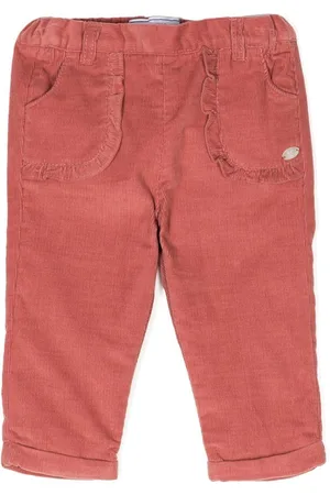 Tartine Et Chocolat Ruffle-detail corduroy trousers
