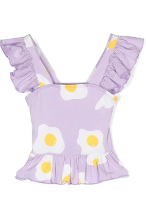 Wauw Capow by Bangbang Beatrix egg-print sleeveless top