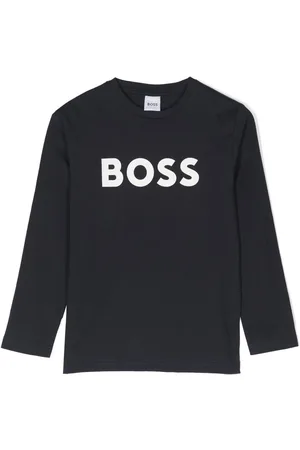 HUGO BOSS Logo-print long-sleeve T-shirt