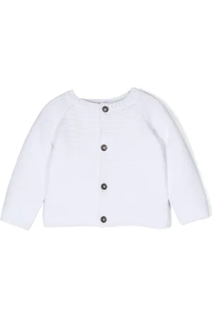 DOUUOD KIDS Knitted long-sleeved cardigan