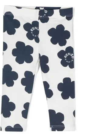 Kenzo Floral-print cotton leggings
