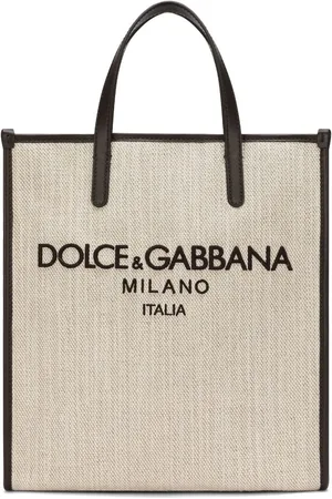Dolce & Gabbana Small Shopping canvas tote bag