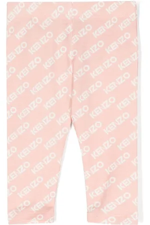 Kenzo Logo-print stretch-cotton leggings