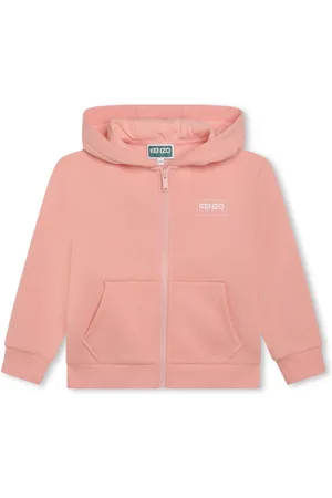 Kenzo Logo-print zip-up hoodie