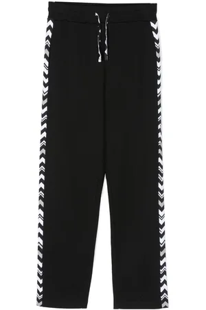 Missoni Zig-zag print cotton-fleece track pants