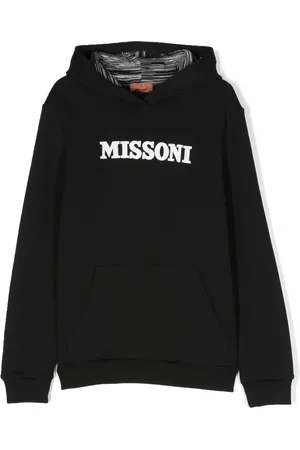Missoni Logo-embroidered cotton-jersey hoodie