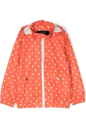 Mini Rodini Dot-print hooded jacket