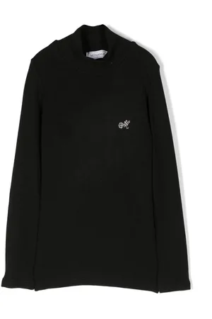 MONNALISA Crystal-embellished knitted top