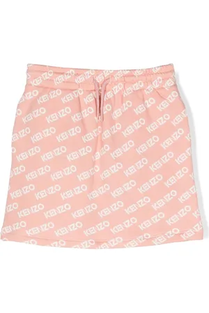 Kenzo Logo-print cotton skirt