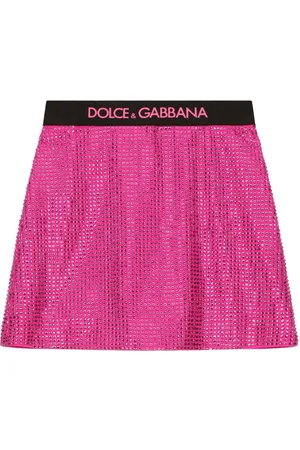 Dolce & Gabbana Rhinestone-embellished A-line skirt