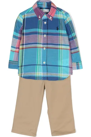 Ralph Lauren Plaid shirt and chino trousers set