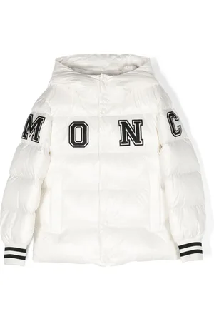 Moncler Logo-lettering down jacket