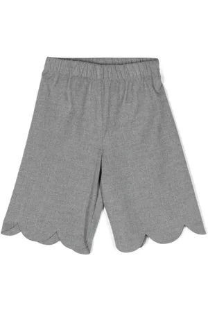 Il gufo Scallop-edge trousers