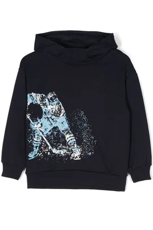 Il gufo Graphic-print cotton hoodie