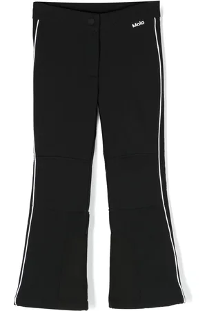Molo Side-stripe flared trousers