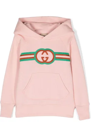 Gucci Logo-embroidered cotton hoodie