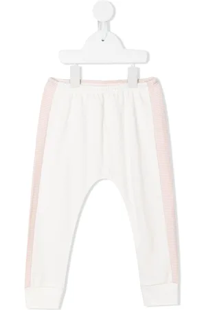 Mori Two-tone design tracksuit bottoms