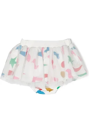 Stella McCartney Graphic-print tulle skirt