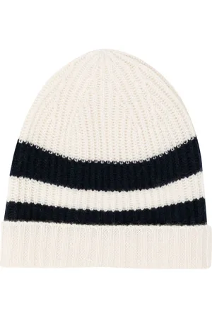 Cashmere In Love Cashmere Bibi striped beanie