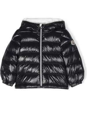 Moncler Logo-patch cotton padded coat