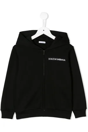 Dolce & Gabbana Logo-embroidered cotton hoodie
