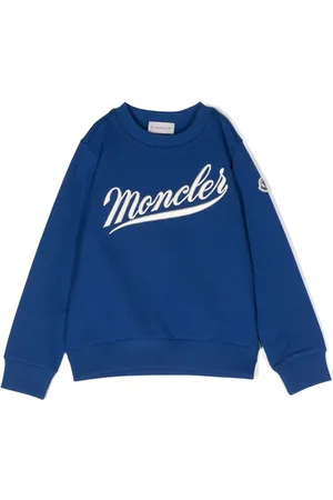 Moncler Embroidered-logo cotton sweatshirt