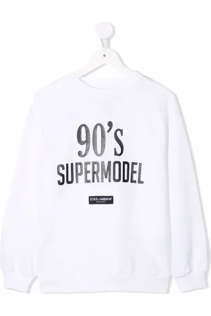 Dolce & Gabbana Slogan-print cotton sweatshirt