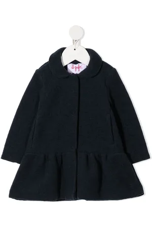 Il gufo Ruffled hem coat