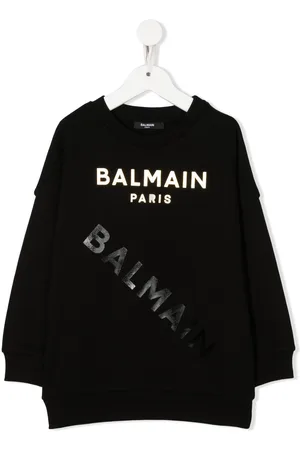 Balmain Logo-print crew neck sweatshirt