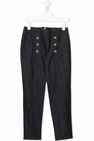 Balmain Double-breasted button trousers