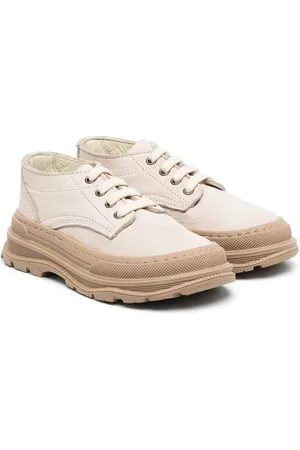 PèPè Lace-up leather trainers