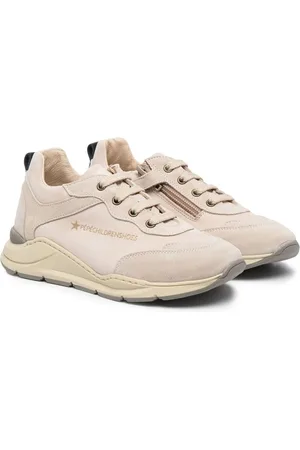 PèPè Logo-embossed lace-up sneakers