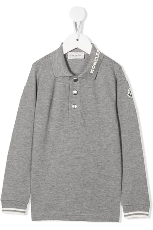 Moncler Logo-patch cotton polo shirt