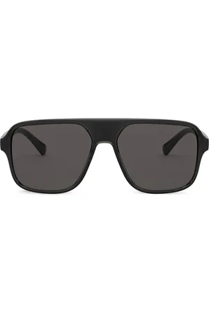 Dolce & Gabbana Logo-embossed square-frame sunglasses