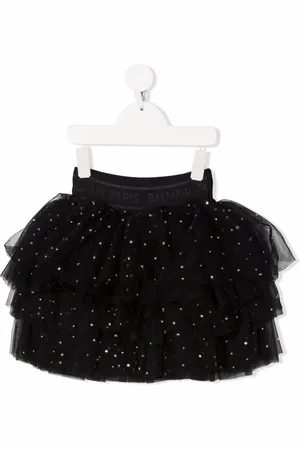Balmain Sparkle-detail tutu skirt