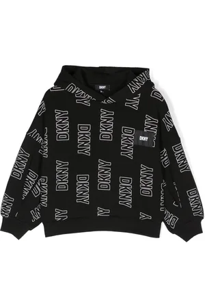 DKNY Logo-print cotton hoodie